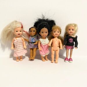 Barbie Little Sister Friends Kelly Girl Dolls Lot Mattel 1994 Toys Vintage